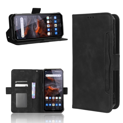 

For Oukitel WP19 Skin Feel Calf Texture Card Slots Leather Phone Case(Black)