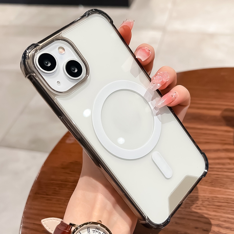 

For iPhone 11 Pro Max Magsafe Space Phone Case(Black)