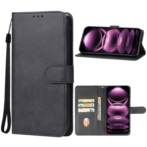 For Xiaomi Redmi Note 12 Pro Leather Phone Case(Black)