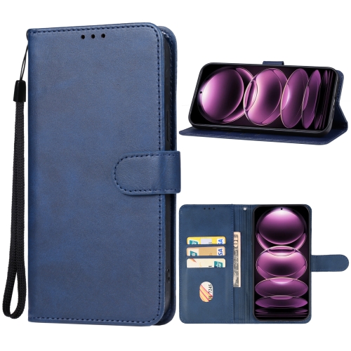 For Xiaomi Redmi Note 12 Pro Leather Phone Case(Blue)