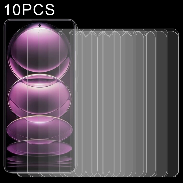 

For Xiaomi Redmi Note 12 Pro / 12 Pro+ / 12 Explorer / Note 12 Pro Speed 10pcs 0.26mm 9H 2.5D Tempered Glass Film