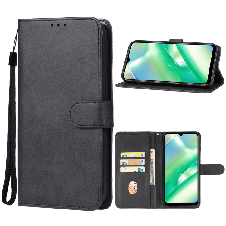 

For Realme 10 5G Leather Phone Case(Black)