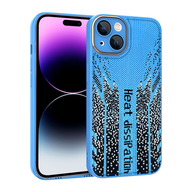

For iPhone 12 Pro Parkour Series Fabric Cooling Phone Case(Blue)