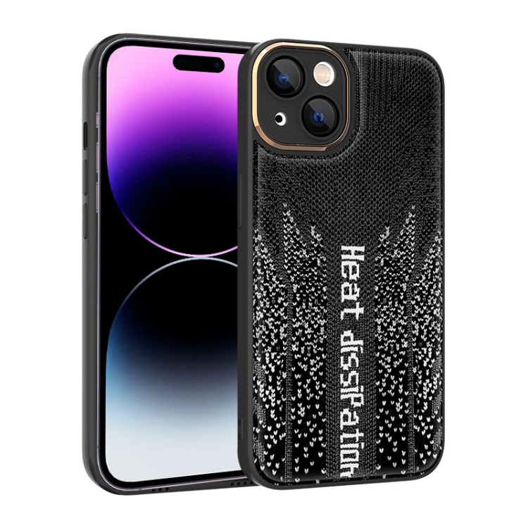 

For iPhone 11 Parkour Series Fabric Cooling Phone Case(Black)