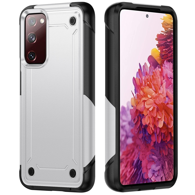 

For Samsung Galaxy S20 / S20 FE 5G 2 in 1 Soft TPU Hard PC Phone Case(White)
