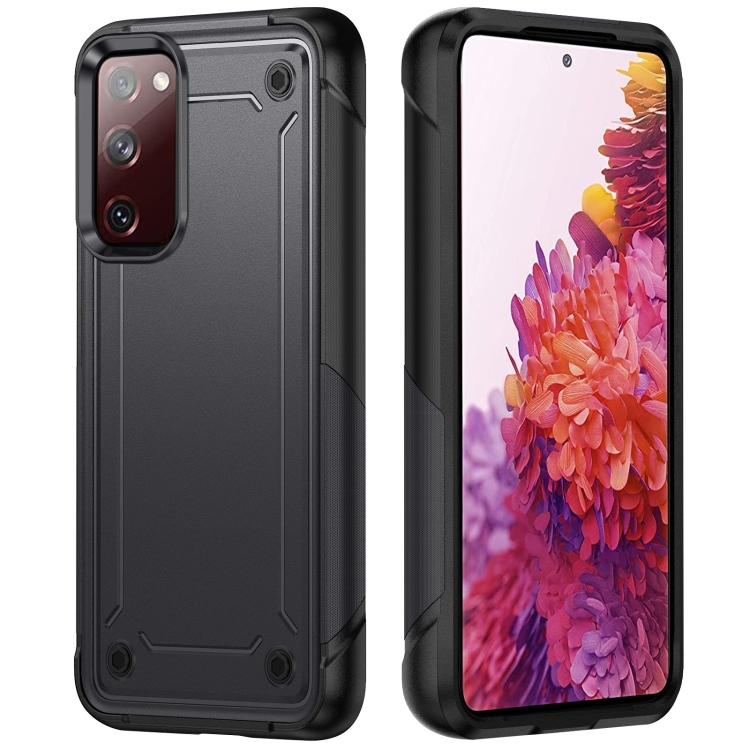 

For Samsung Galaxy S20 / S20 FE 5G 2 in 1 Soft TPU Hard PC Phone Case(Grey)