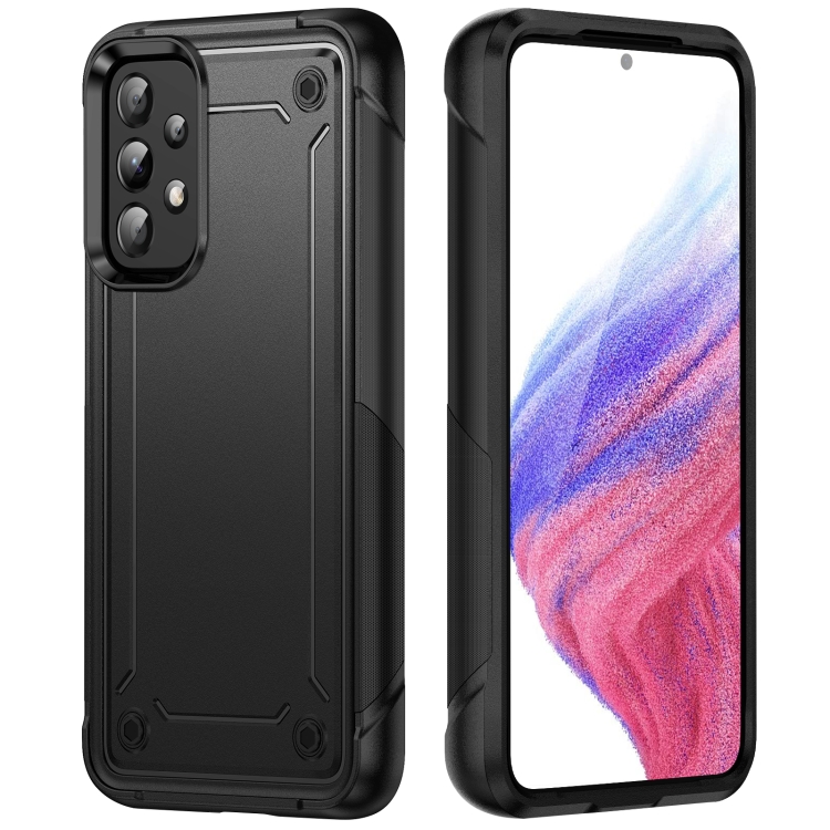 

For Samsung Galaxy A33 5G 2 in 1 Soft TPU Hard PC Phone Case(Black)