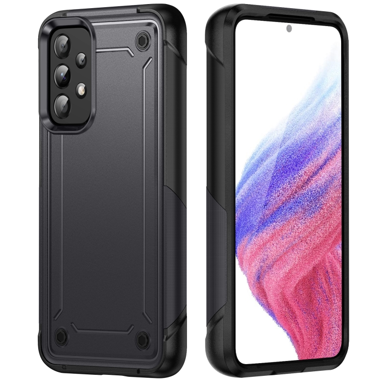 

For Samsung Galaxy A33 5G 2 in 1 Soft TPU Hard PC Phone Case(Grey)