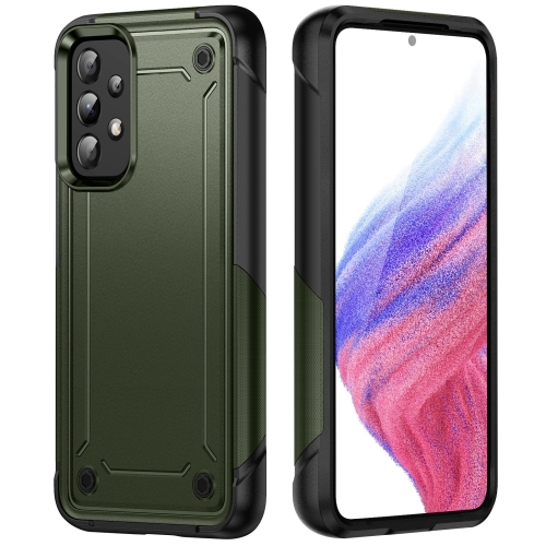 

For Samsung Galaxy A33 5G 2 in 1 Soft TPU Hard PC Phone Case(Army Green)