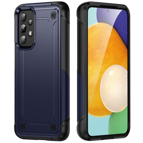 

For Samsung Galaxy A32 4G 2 in 1 Soft TPU Hard PC Phone Case(Blue)