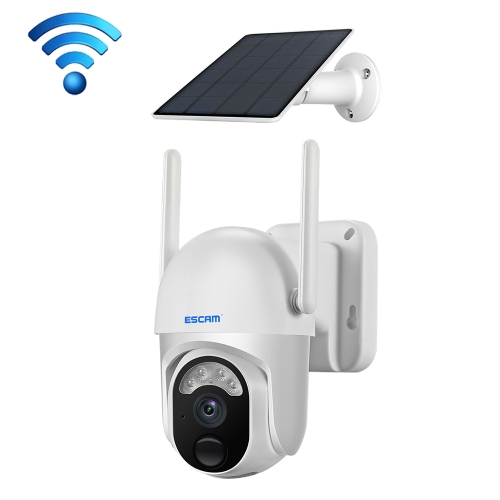 

ESCAM QF103 3MP Cloud Storage PT WIFI PIR Alarm IP Camera with Solar Panel Battery Support Full Color Night Vision & Two Way Audio