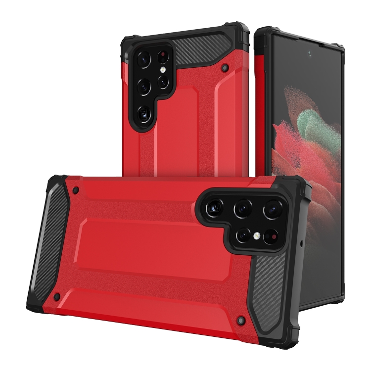 

For Samsung Galaxy S23 Ultra 5G Magic Armor TPU + PC Phone Case(Red)