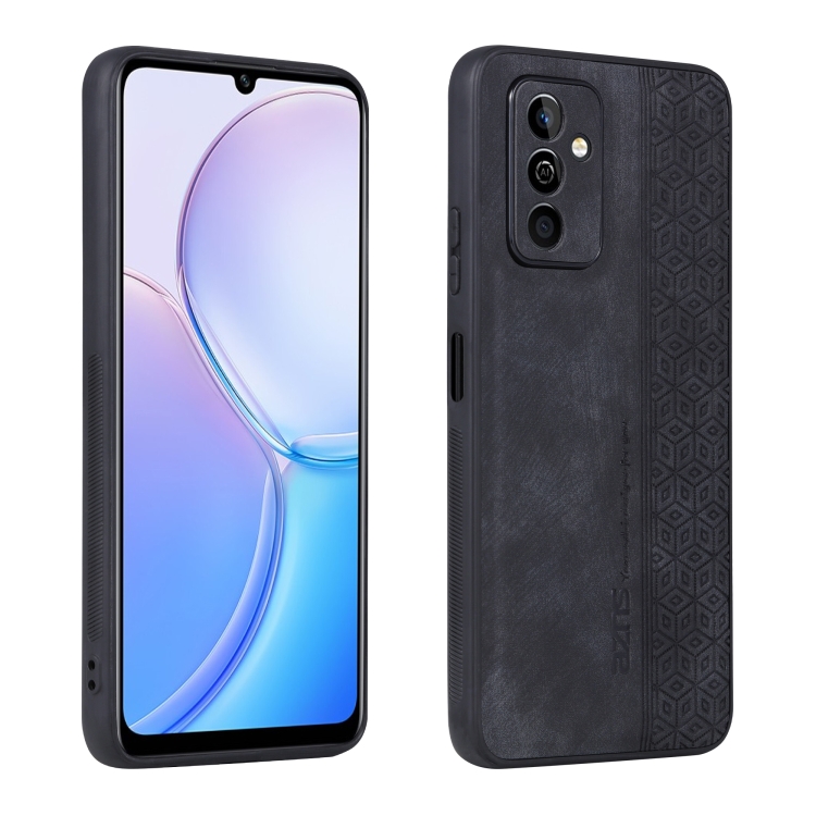 

For Huawei Maimang 11 AZNS 3D Embossed Skin Feel Phone Case(Black)