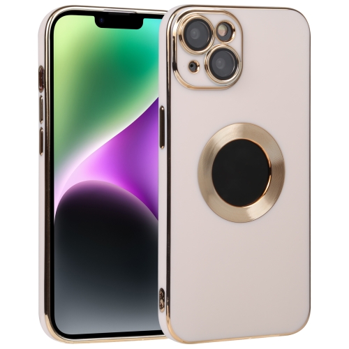 

For iPhone 14 Plus Electroplated TPU Phone Case(Rose Gold)