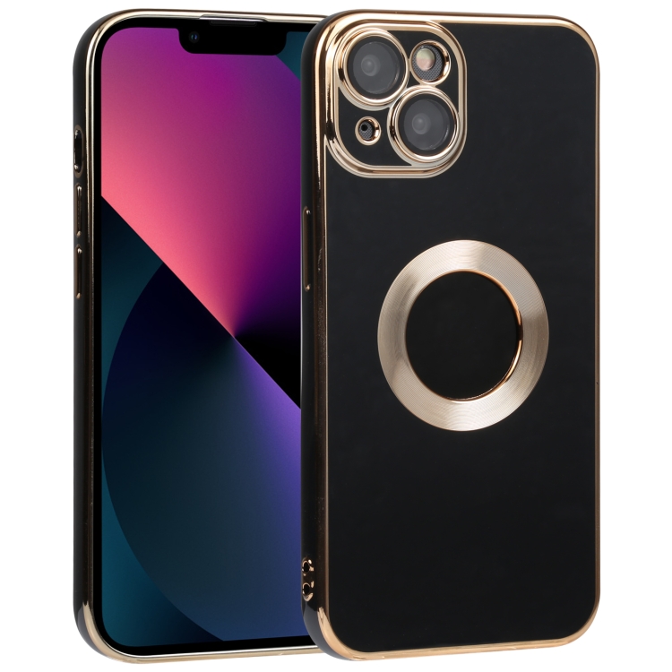 

For iPhone 13 Electroplated TPU Phone Case(Black)
