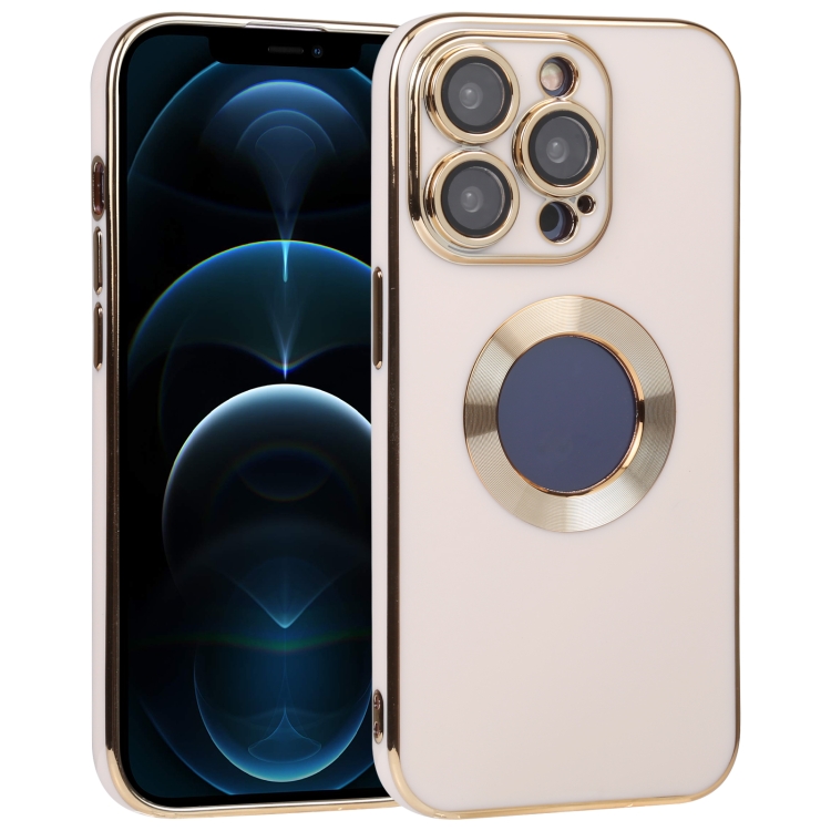 

For iPhone 12 Pro Electroplated TPU Phone Case(Rose Gold)