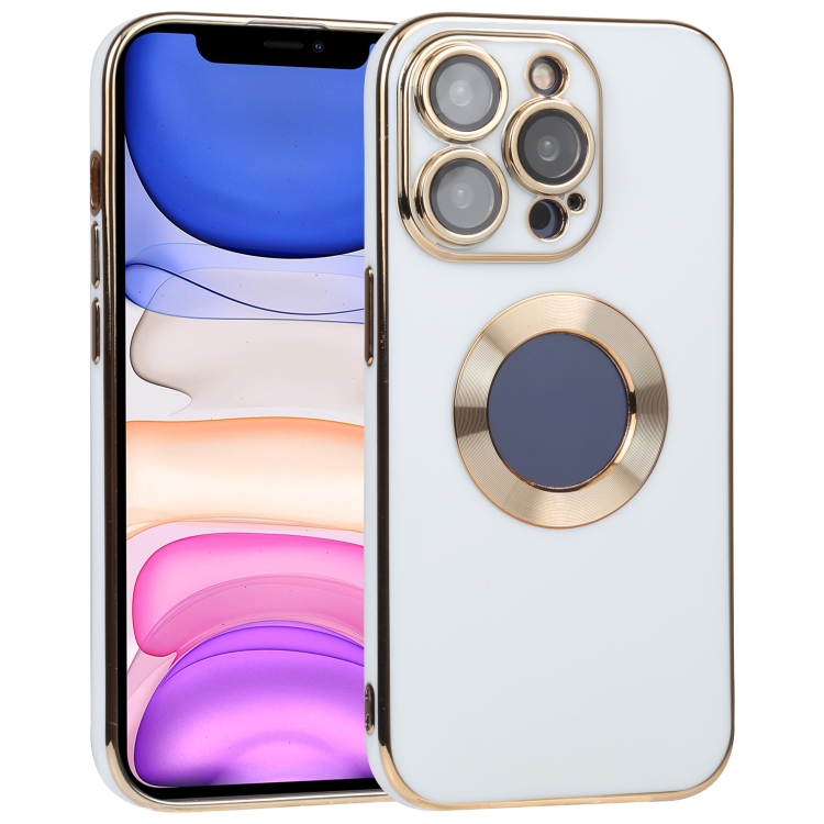 

For iPhone 11 Electroplated TPU Phone Case(White)