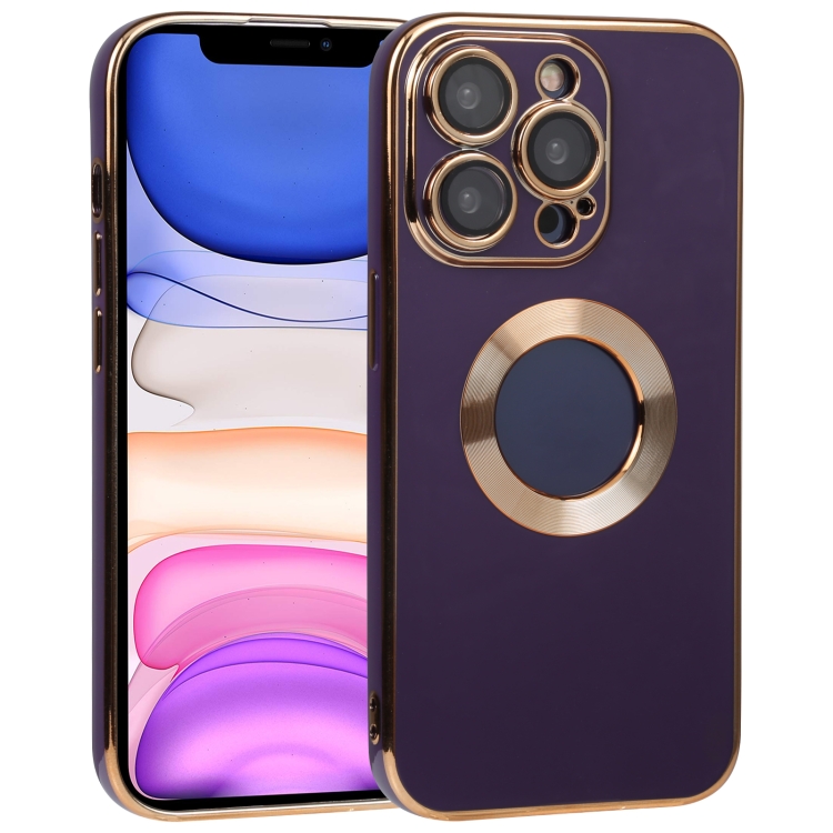 

For iPhone 11 Electroplated TPU Phone Case(Deep Purple)
