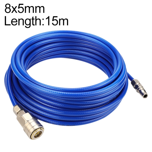 

LAIZE High Pressure Flexible Polyurethane Pneumatic Tubing with Connector, Specification:8x5mm, 15m