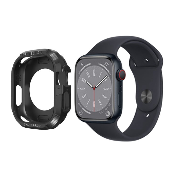 

Carbon Fiber Shockproof Case For Apple Watch Ultra 49mm(Black)
