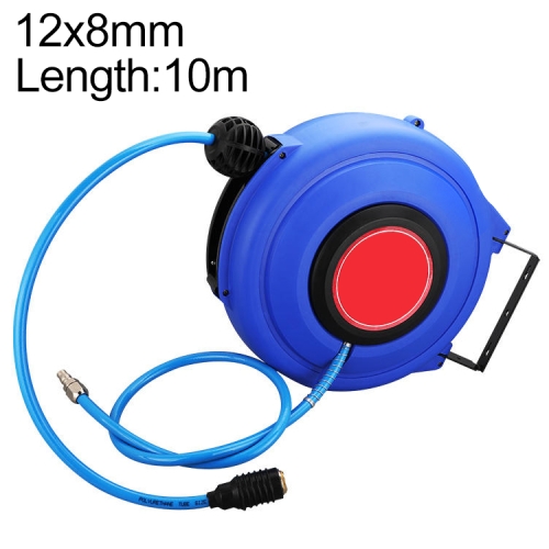 

LAIZE Automatic Retractable Air Hose Reel Pneumatic PU Tube, Specification:12x8mm, 10m