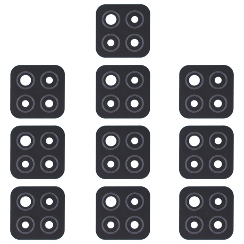 

For OPPO A53 5G/A72 5G/A73 5G 10 PCS Back Camera Lens