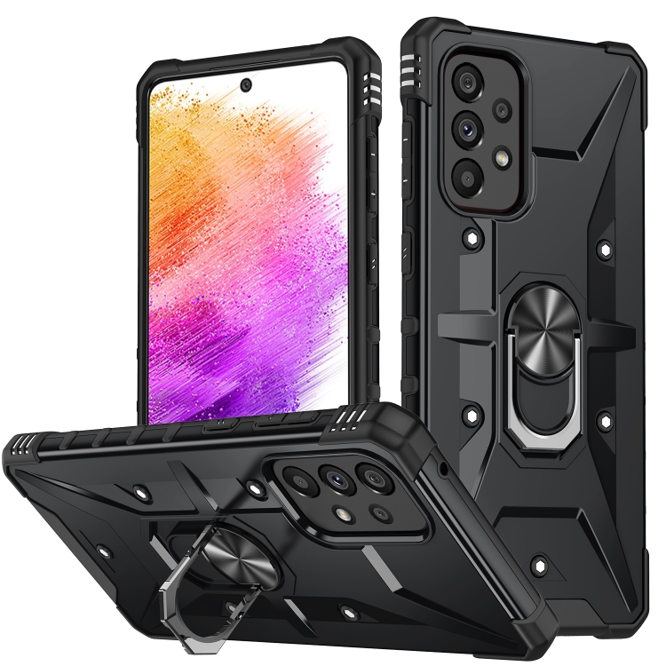 

For Samsung Galaxy A53 5G Ring Holder Phone Case(Black)