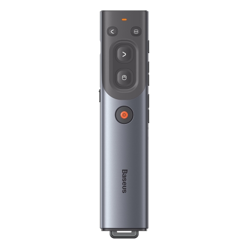 

Baseus WKCD020013 Red Laser Wireless Multimedia Presenter Page Turning Pen,Charging Version(Grey)