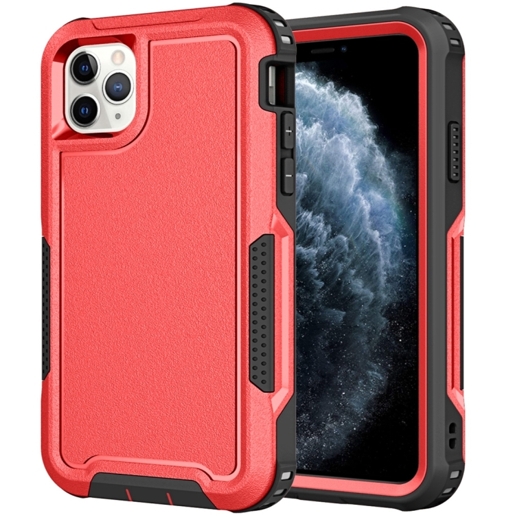 

For iPhone 11 Pro 3 in 1 PC + TPU Shockproof Phone Case(Red)