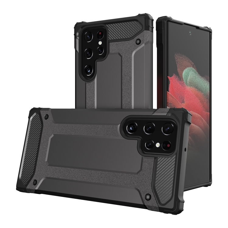 

For Samsung Galaxy S23 Ultra 5G Magic Armor TPU Hard PC Phone Case(Grey)