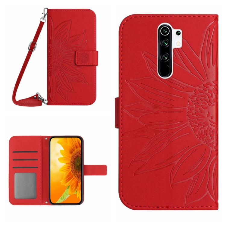 For Xiaomi Redmi Note Pro Skin Feel Sun Flower Pattern Flip