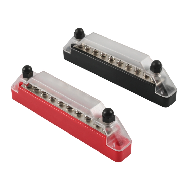 

A7458 1 Pair 8 Way Power Distribution Block Terminal Studs with 4 Fixing Screws