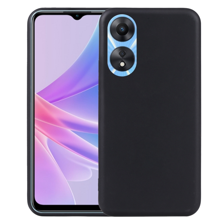 

For OPPO A58 TPU Phone Case(Black)