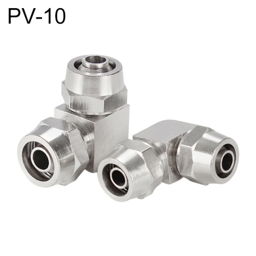 

PV-10 LAIZE Nickel Plated Copper Elbow Pneumatic Quick Connector