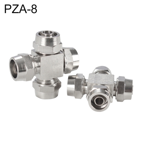 

PZA-8 LAIZE Nickel Plated Copper Y-type Tee Pneumatic Quick Connector