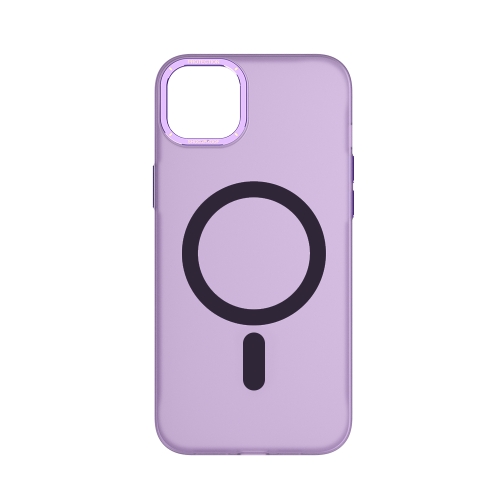 

For iPhone 14 TOTUDESIGN AA-194 Crystal Color Series Magsafe Magnetic Phone Case(Purple)