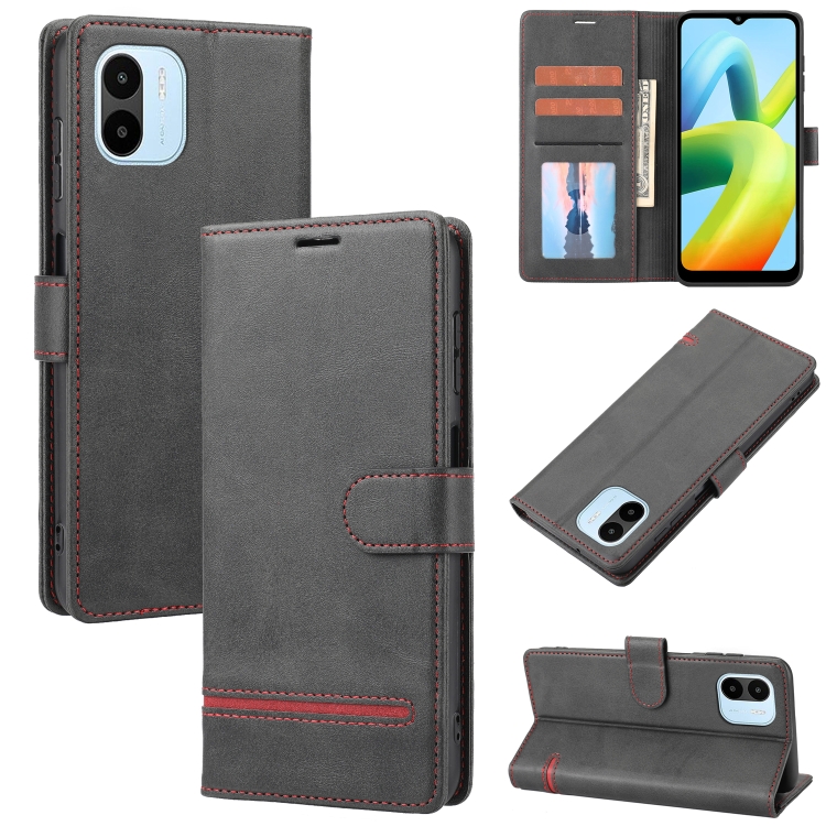 

For Xiaomi Redmi A1 Classic Wallet Flip Leather Phone Case(Black)
