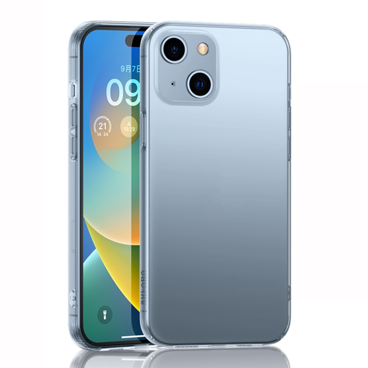 

For iPhone 14 Plus SULADA Frosted Series Shockproof TPU Protective Case(Transparent)