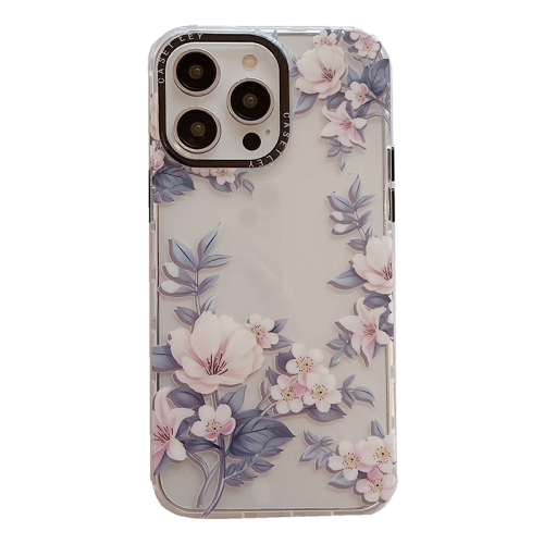 

For iPhone 14 Pro Dual-side Laminating TPU Phone Case(Magnolia Flower)