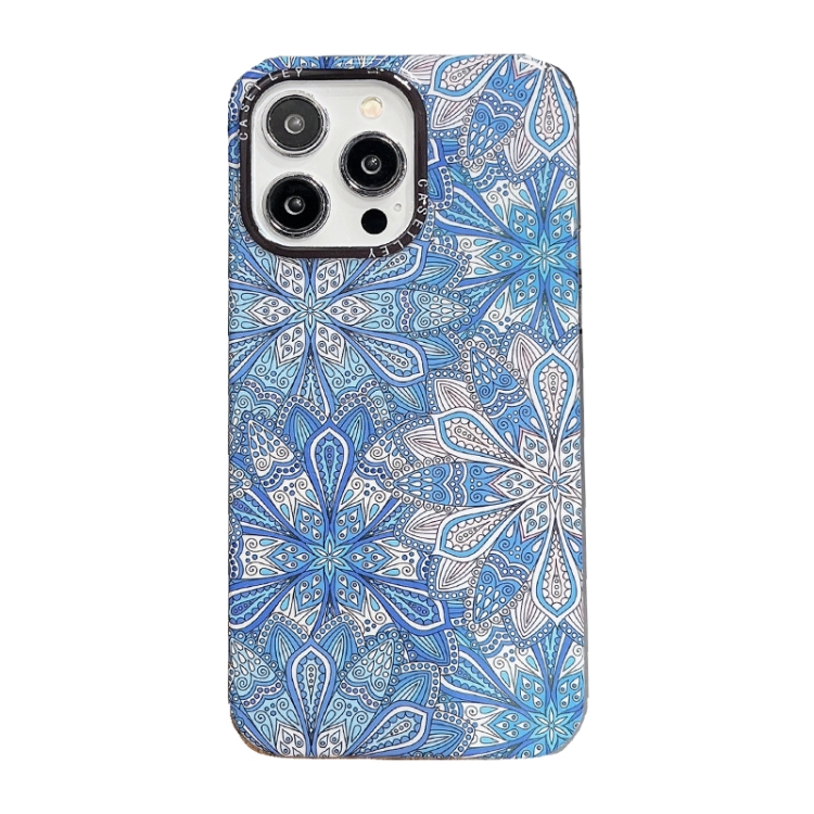 

For iPhone 14 Pro Max Dual-side Laminating TPU Phone Case(Mandala Totem Flower)
