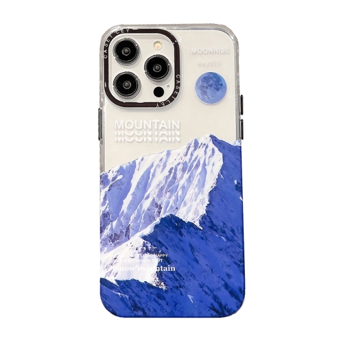 

For iPhone 12 Pro Max Dual-side Laminating TPU Phone Case(Blue Volcano)