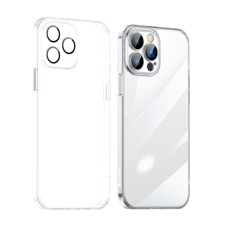 

For iPhone 14 Pro Max SULADA Crystal Steel Series TPU Transparent Phone Case(Transparent)