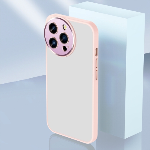 

For iPhone 14 Pro Charming Eye Series Lens Protector Skin Frosted Phone Case(Pink)