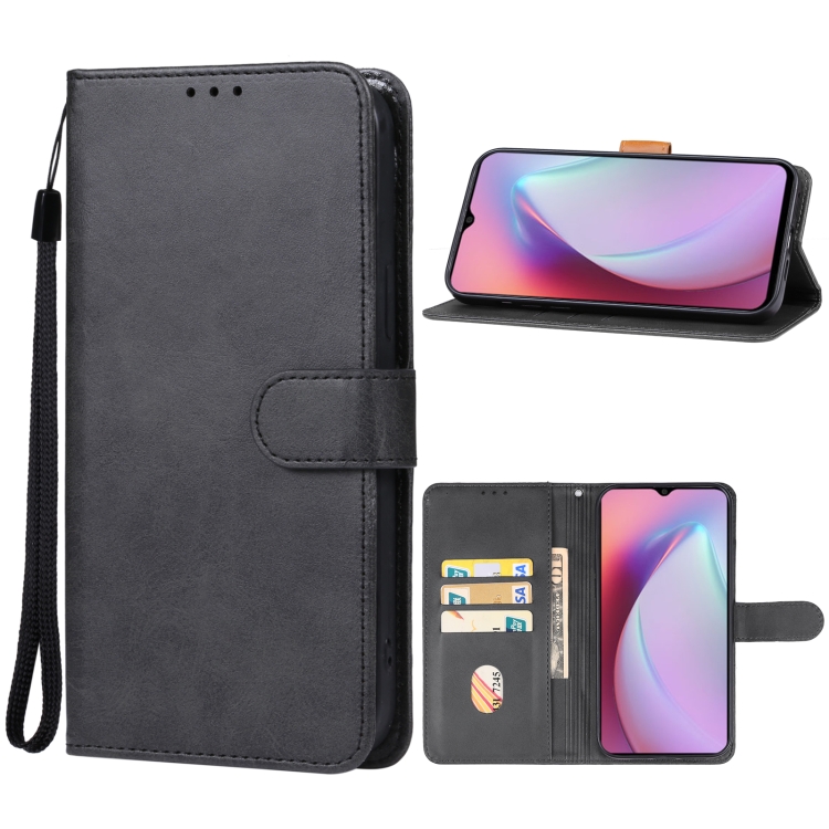 

For OPPO A98 Leather Phone Case(Black)