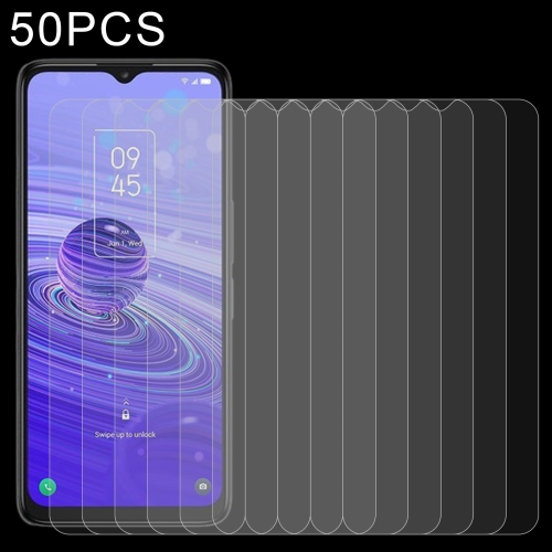 

For TCL 40 R 5G 50pcs 0.26mm 9H 2.5D Tempered Glass Film