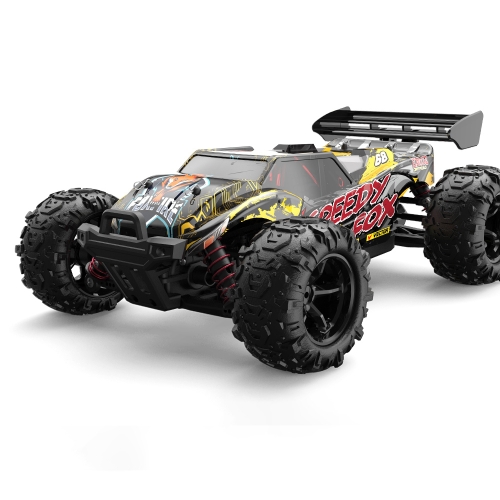 

9307E 1:18 Full Scale Remote Control 4WD High Speed Car(Black Yellow)