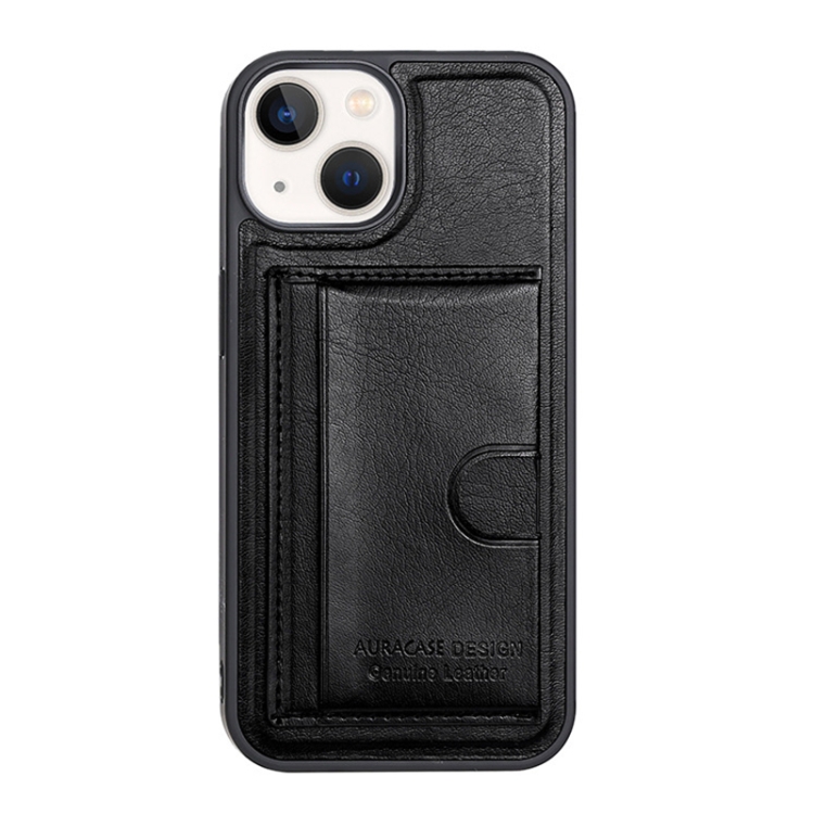 

For iPhone 14 Pro Card Slot Holder Leather Phone Case(Black)