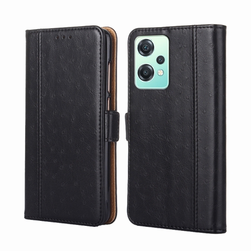 

For OnePlus Nord CE 2 Lite 5G Ostrich Texture Flip Leather Phone Case(Black)