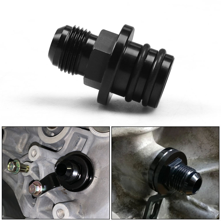 

For Honda Civic / Acura Integra B series Car Oil Catch Can Rear Block Breather Fitting Adapter