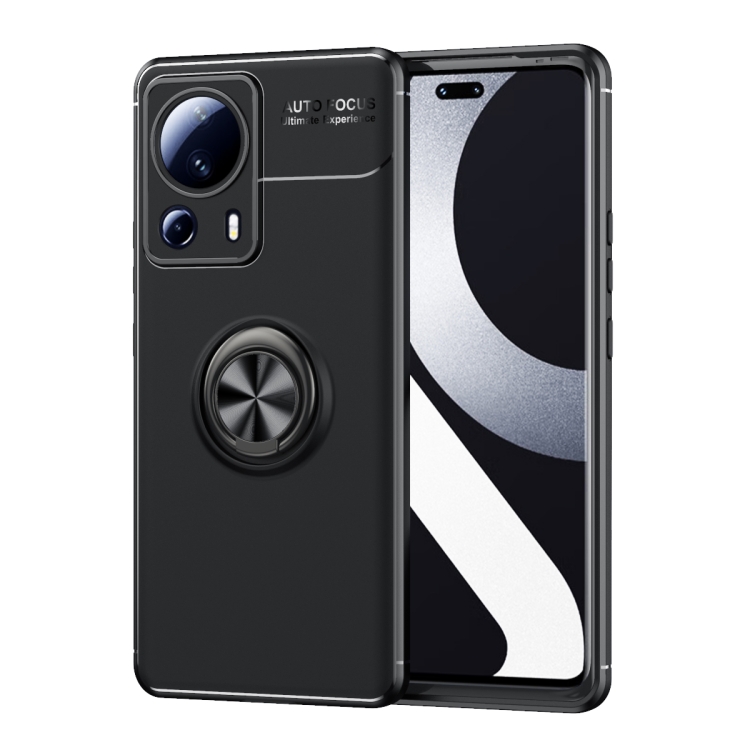 

For Xiaomi Civi 2 Metal Ring Holder TPU Phone Case(Black)